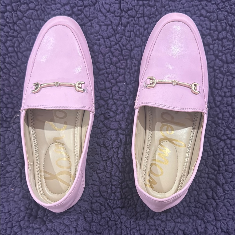 Sam Edelman Pink Flats with Gold Accent